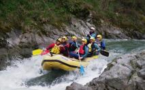 rafting a Csernán